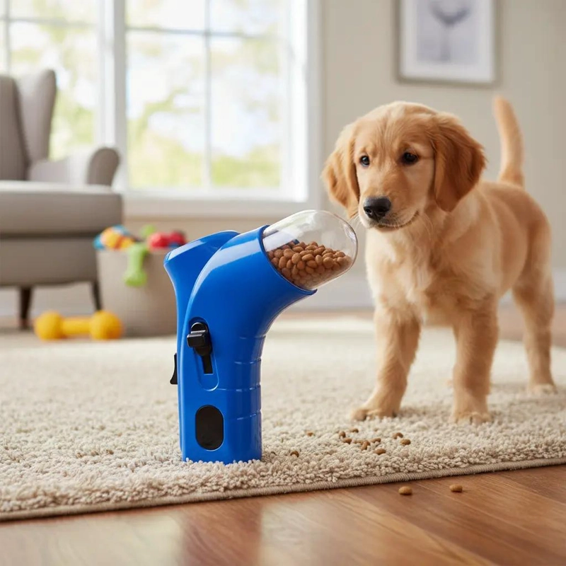 LANZADOR DE SNACKS PARA PERROS IDEAL PARA EJERCICIO Y DIVERSION - 5
