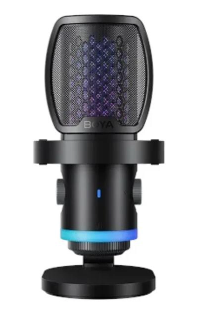 MICROFONO USB CON ILUMINACION RGB Y CANCELACION DE RUIDO - 1