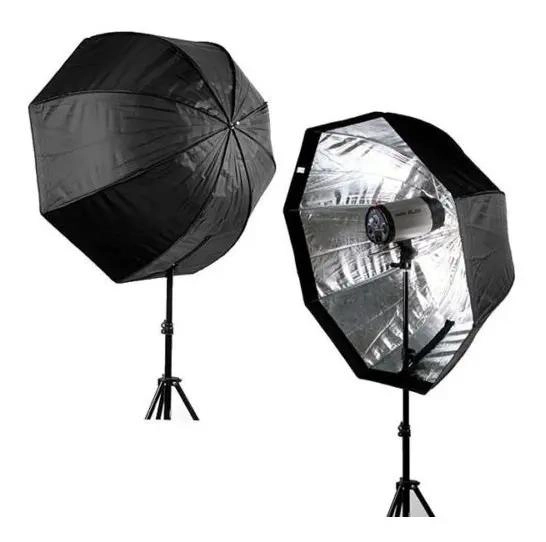 OCTOBOX 120 CM CON DIFUSOR BLANCO TRANSLUCIDO PARA FOTOGRAFIA - 1