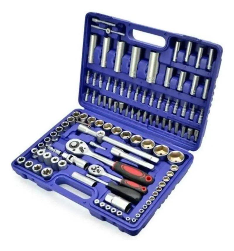 KIT DE HERRAMIENTAS 108 PIEZAS PLATEADO - 2