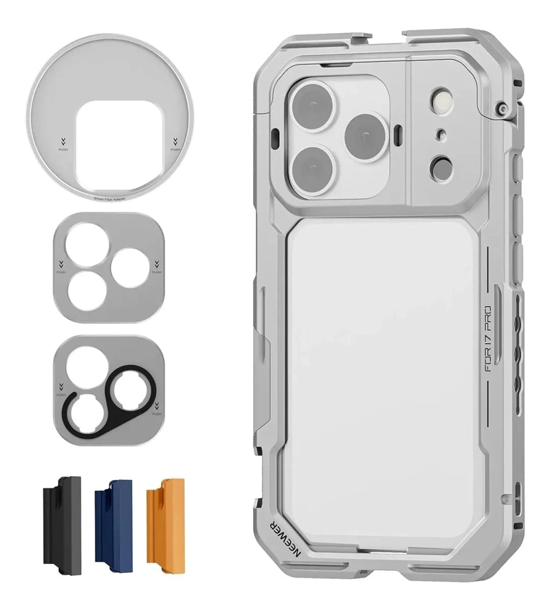 JAULA RIG PARA VIDEO Y FOTOGRAFIA MOVIL COMPATIBLE CON IPHONE 17 PRO - 1