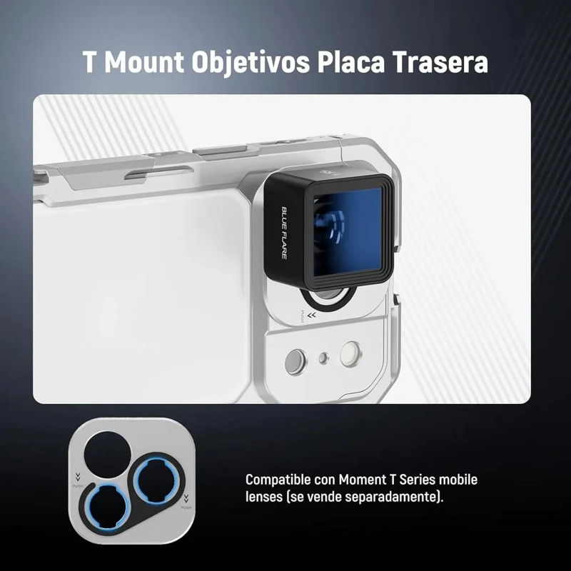 JAULA RIG PARA VIDEO Y FOTOGRAFIA MOVIL COMPATIBLE CON IPHONE 17 PRO - 2