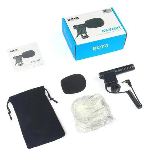 MICROFONO DE CONDENSADOR DIRECCIONAL PARA GRABACION DE AUDIO - 8