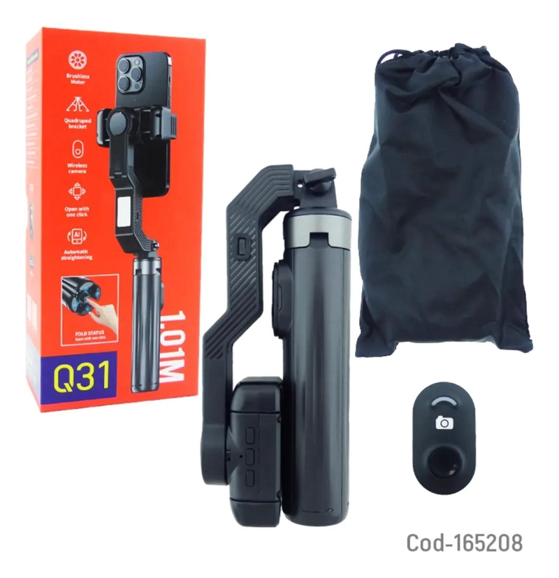 ESTABILIZADOR MONOPOD AUTOMATICO BLUETOOTH DE 1 METRO - 2