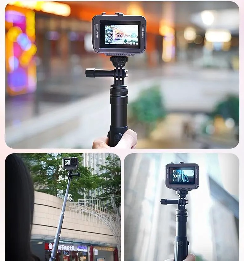 BASTON SELFIE TRIPODE EXTENSIBLE PARA SMARTPHONE Y CAMARAS - 3