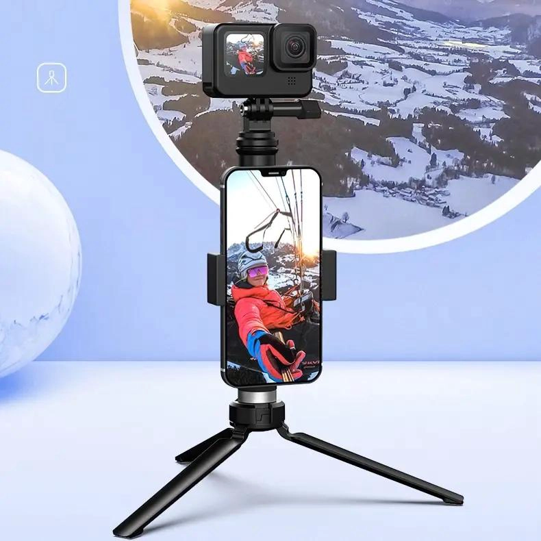 BASTON SELFIE TRIPODE EXTENSIBLE PARA SMARTPHONE Y CAMARAS - 4