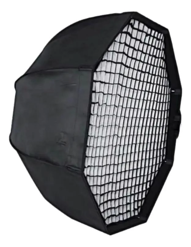 OCTABOX 140CM CON MONTURA BOWENS Y GRILLA PARA FOTOGRAFIA - 1