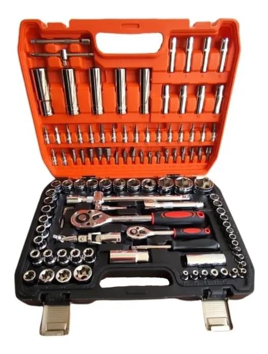 SET JUEGO CAJA DADOS HERRAMIENTAS 108 PIEZAS - 1