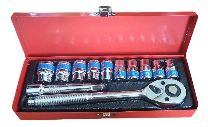 SET DE DADOS 12 PIEZAS CON CAJA DE TRANSPORTE - 1