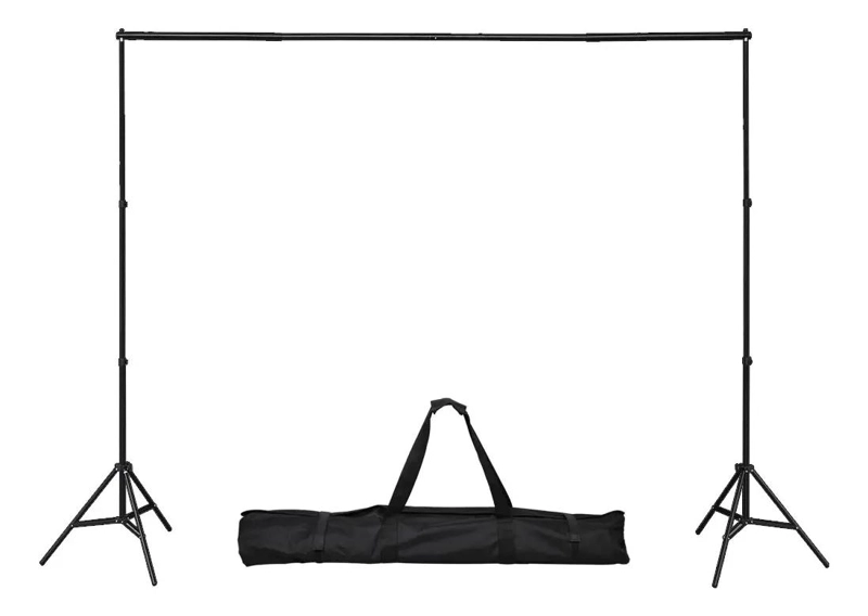 SOPORTE PARA TELON FOTOGRAFICO DE ALUMINIO 2.2 X 2.0 M - 1