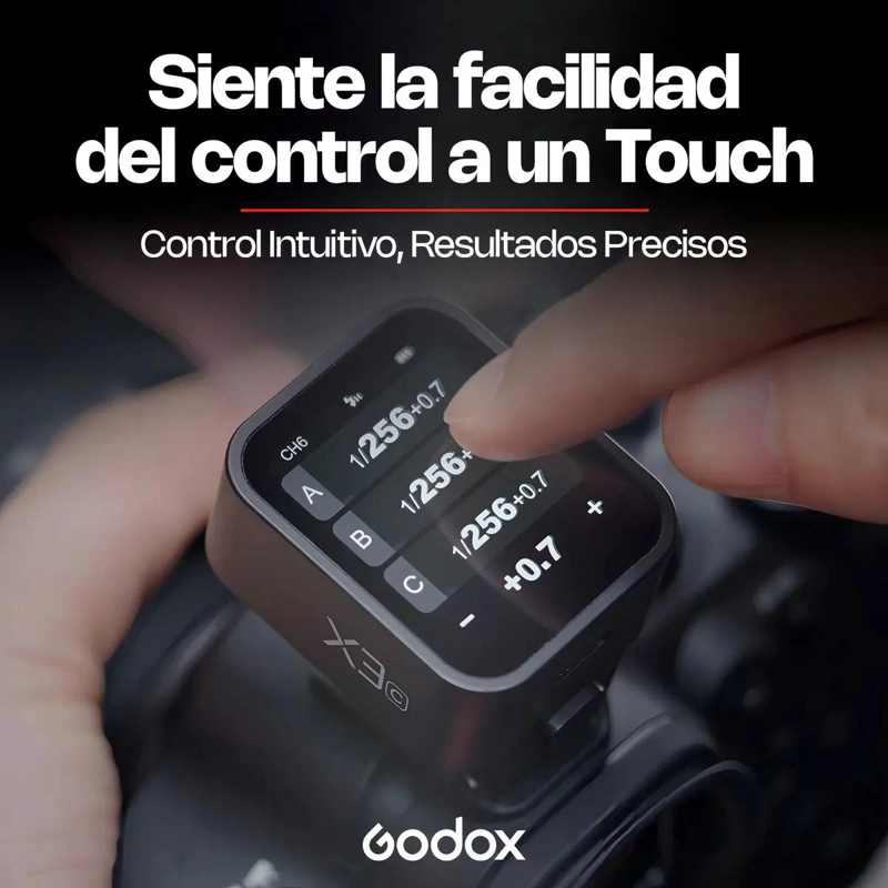 DISPARADOR INALAMBRICO TTL GODOX X3-C PARA CANON CON PANTALLA TACTIL - 8
