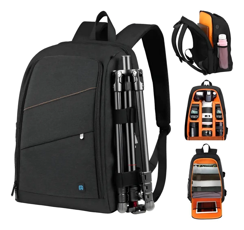 MOCHILA PROFESIONAL PARA FOTOGRAFIA Y LAPTOP CON FUNDA IMPERMEABLE - 1