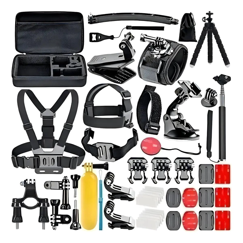 KIT DE ACCESORIOS COMPLETO PARA CAMARAS DEPORTIVAS - 1