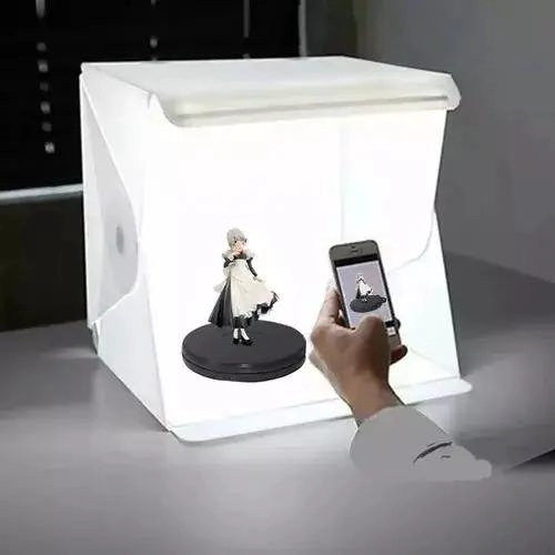 ESTUDIO FOTOGRAFICO PORTATIL 30CM CON LUZ LED PARA PRODUCTOS - 2