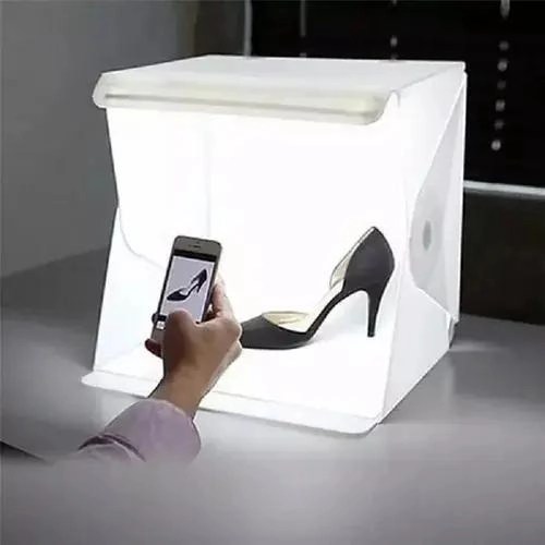 ESTUDIO FOTOGRAFICO PORTATIL 30CM CON LUZ LED PARA PRODUCTOS - 3