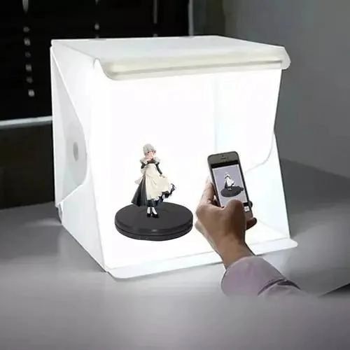 ESTUDIO FOTOGRAFICO PORTATIL 30CM CON LUZ LED PARA PRODUCTOS - 5