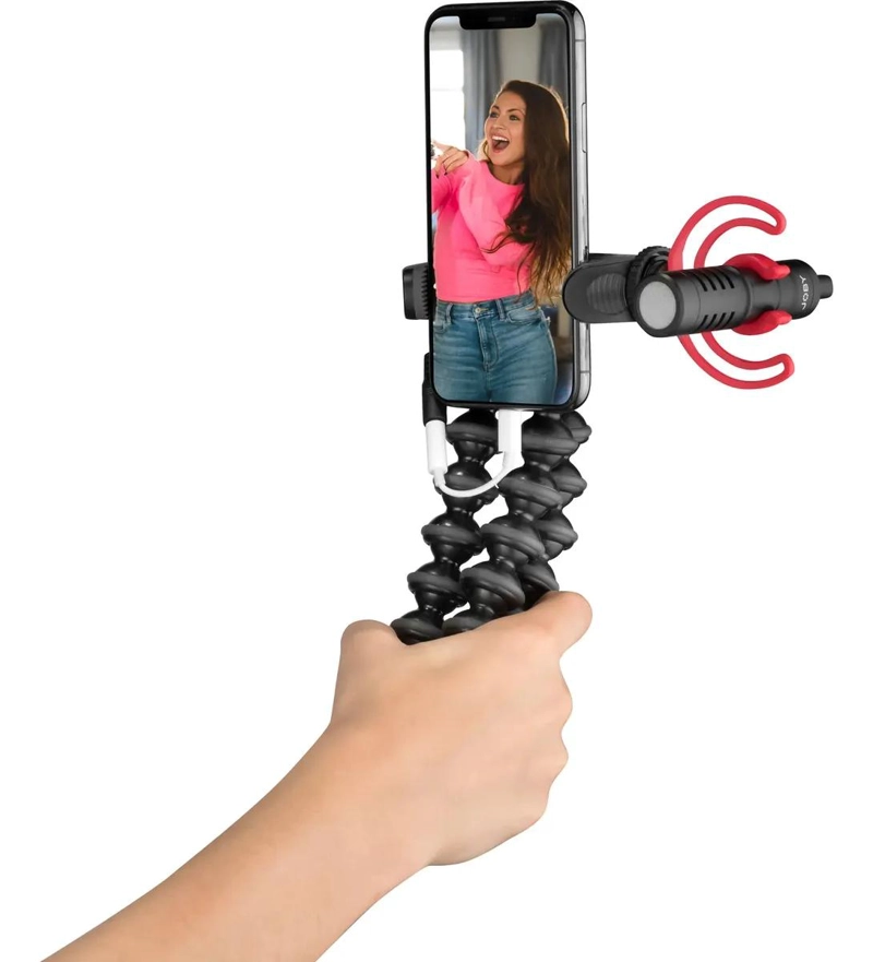 TRIPODE FLEXIBLE PARA CAMARAS Y SMARTPHONES COLOR NEGRO - 8
