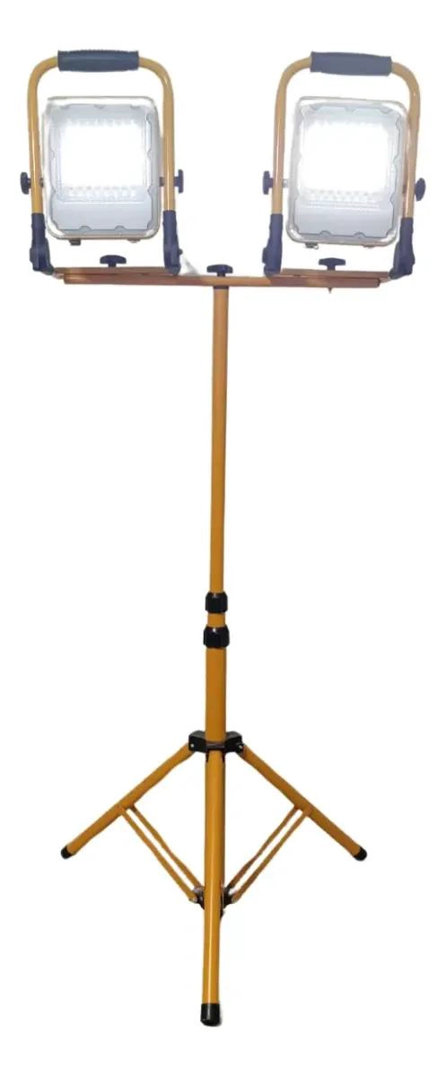 ATRIL TRIPODE SOPORTE CON FOCOS RECARGABLES 50W - 4