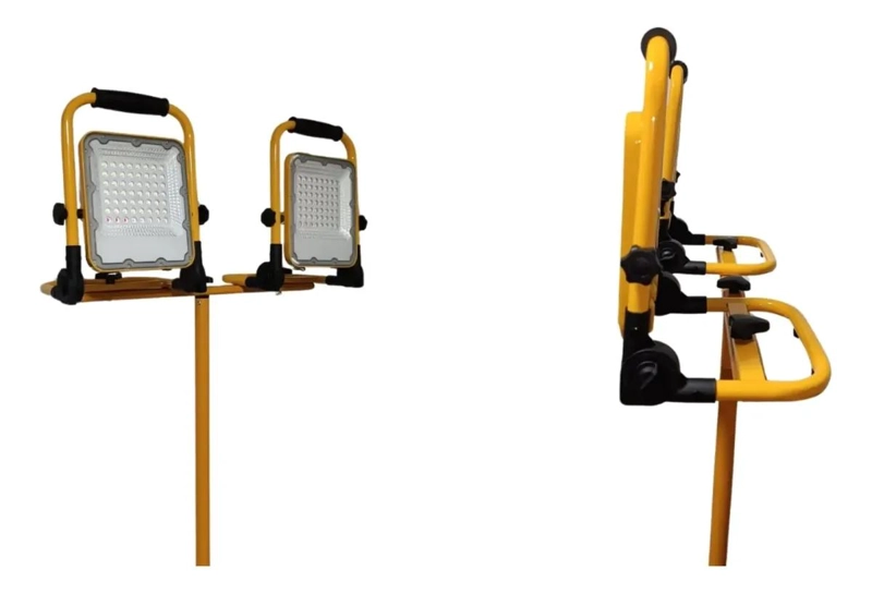 ATRIL TRIPODE SOPORTE CON FOCOS RECARGABLES 50W - 7