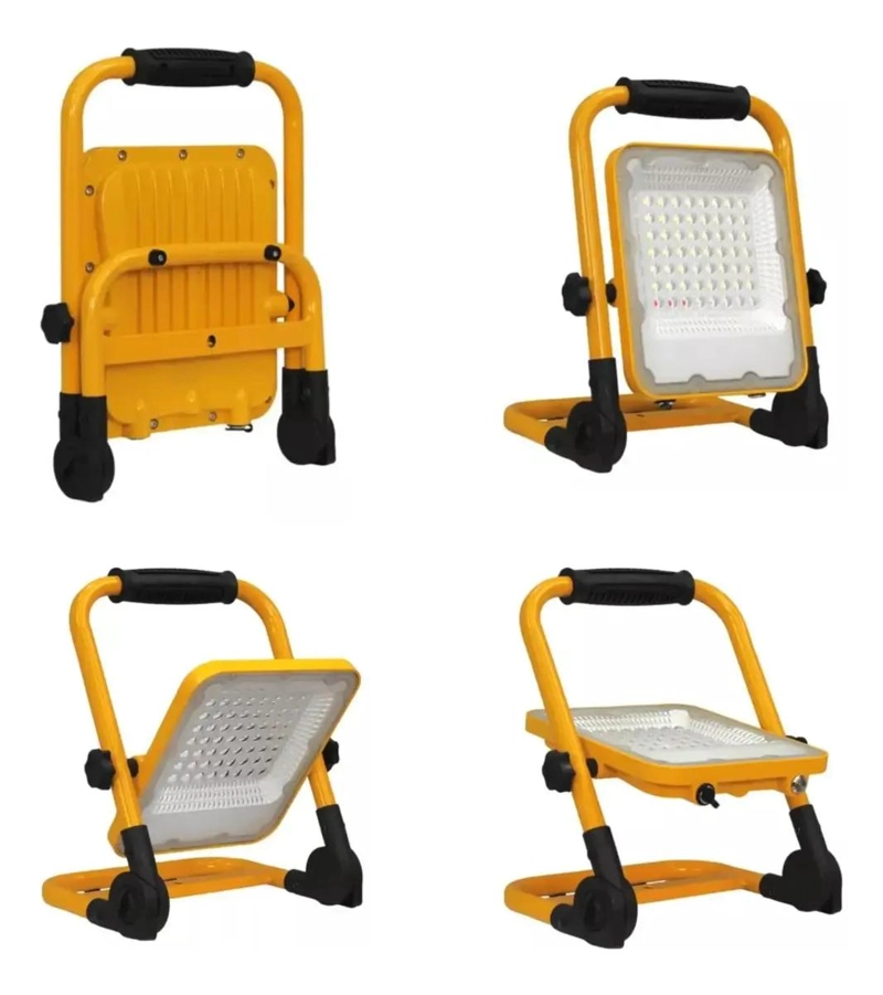 ATRIL TRIPODE SOPORTE CON FOCOS RECARGABLES 50W - 8