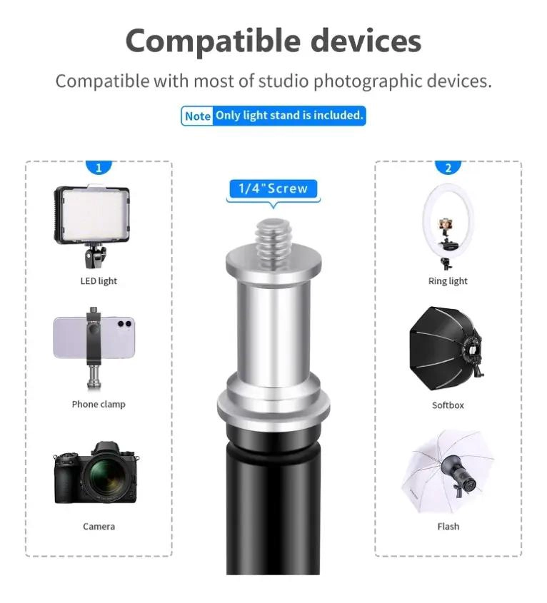 TRIPODE AJUSTABLE PARA FOTOGRAFIA DE 92 A 200 CM - 3