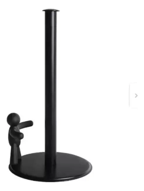 SOPORTE PARA TOALLA DE PAPEL Y SERVILLETERO NEGRO - 3