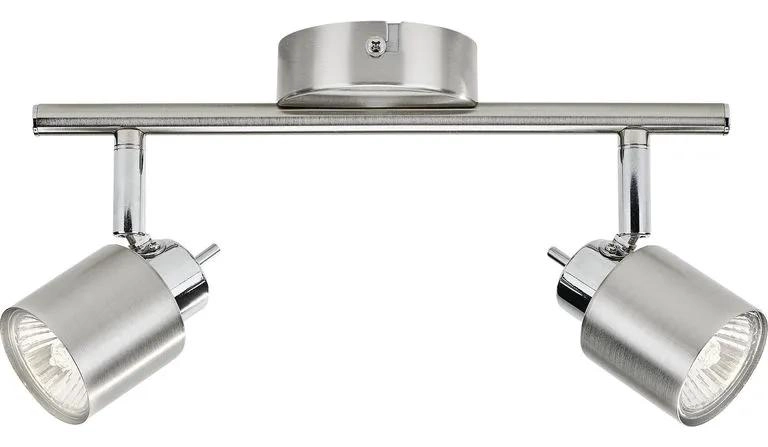 BARRA LED MERANTI 2 LUCES METAL BLANCO PARA ILUMINACION - 1