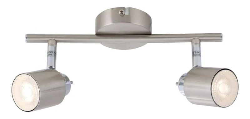 BARRA LED MERANTI 2 LUCES METAL BLANCO PARA ILUMINACION - 2