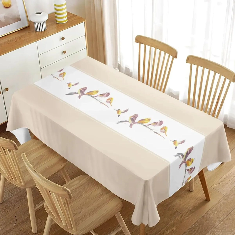 MANTEL RECTANGULAR IMPERMEABLE ANTIMANCHAS 140X220 CM - 1