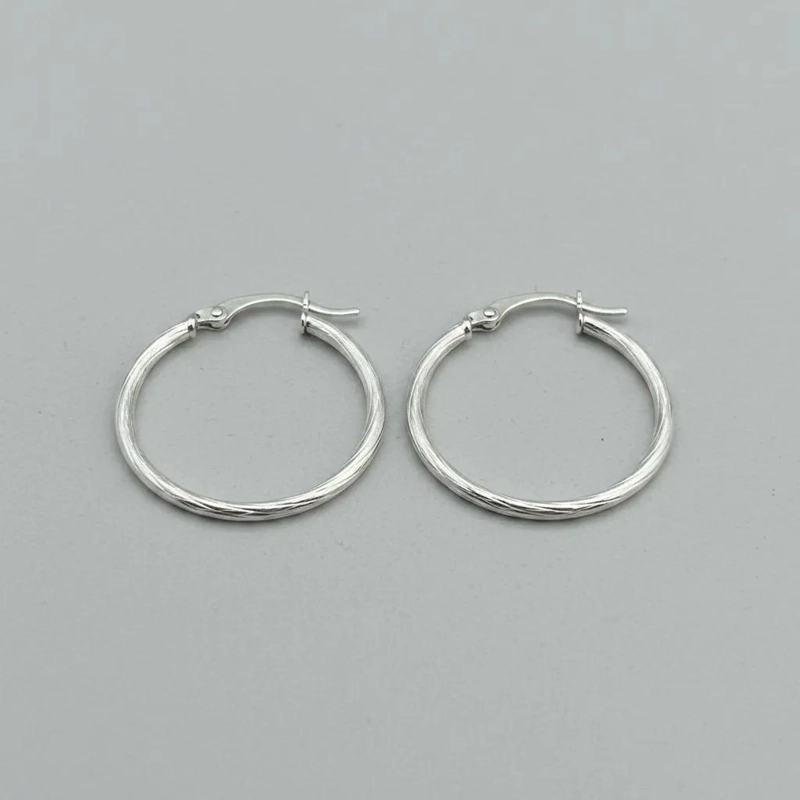 AROS DE ARGOLLA LABRADOS EN PLATA DE LEY 925 - 1