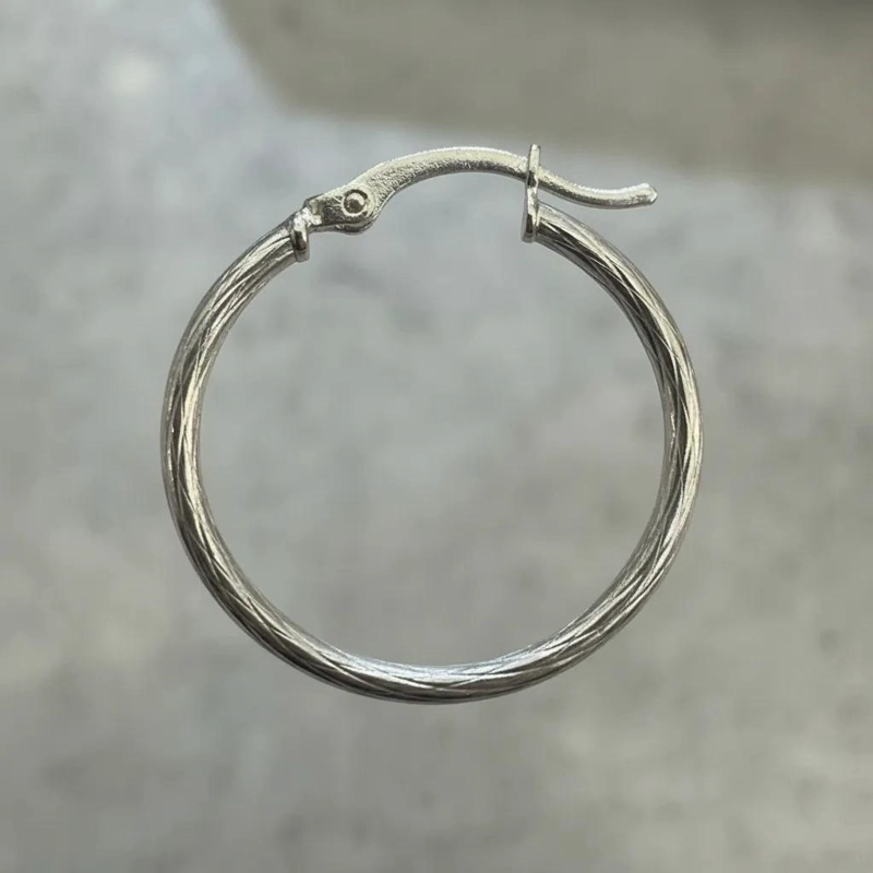 AROS DE ARGOLLA LABRADOS EN PLATA DE LEY 925 - 3