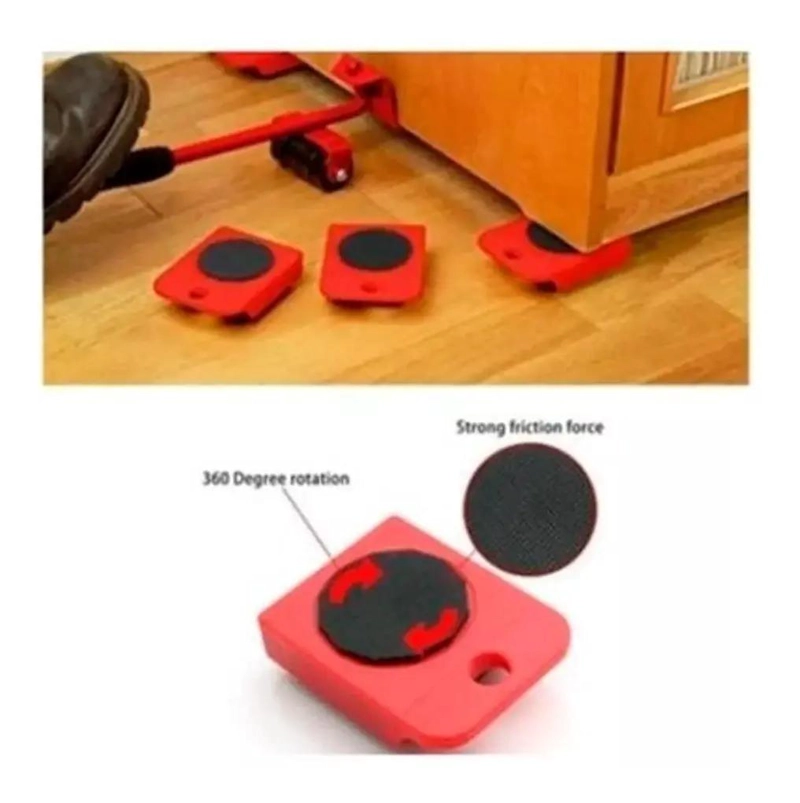 SET PARA MOVER MUEBLES PESADOS SIN ESFUERZO - 5
