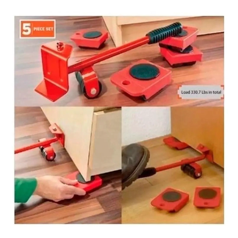 SET PARA MOVER MUEBLES PESADOS SIN ESFUERZO - 6