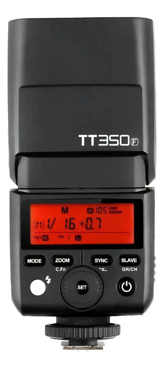 FLASH COMPACTO PARA CAMARAS FUJIFILM CON BATERIA RECARGABLE - 1