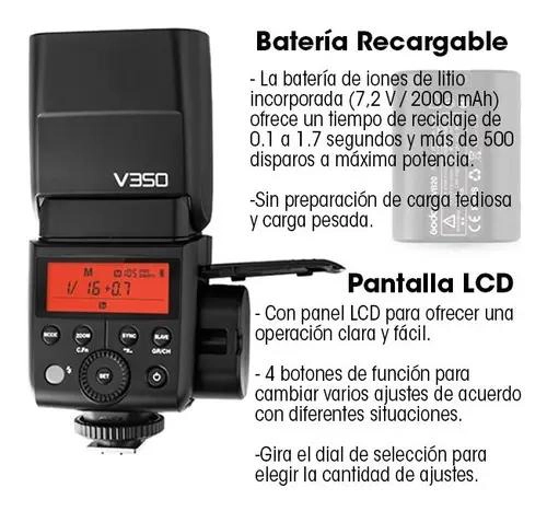 FLASH COMPACTO PARA CAMARAS FUJIFILM CON BATERIA RECARGABLE - 6