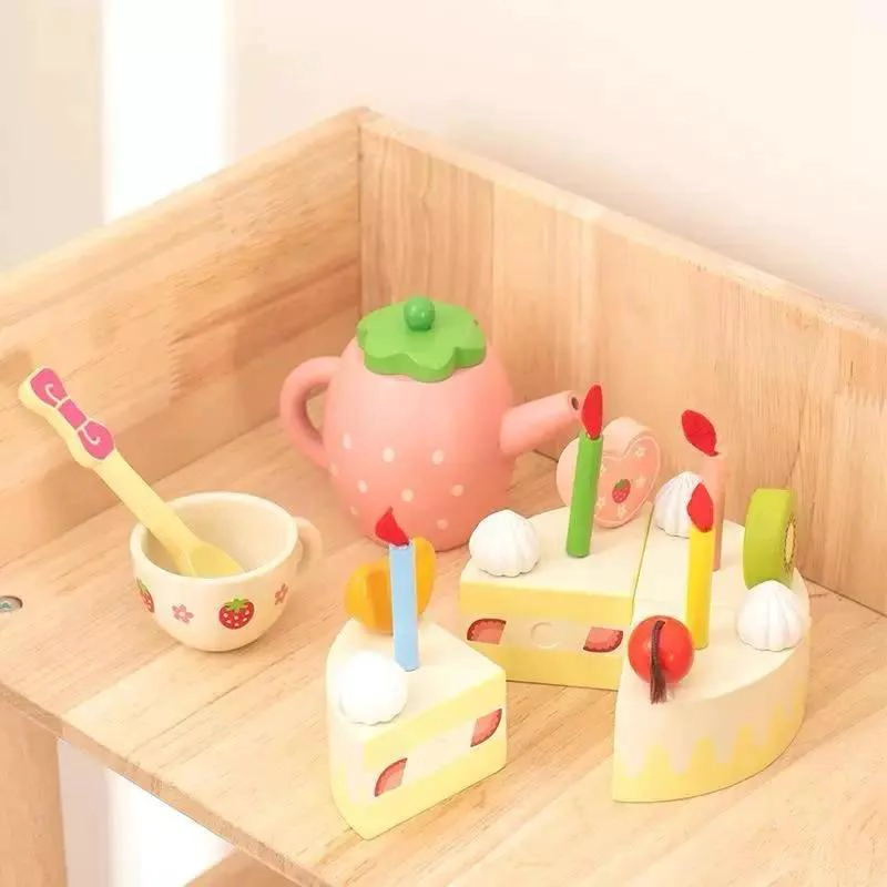 JUEGO DIDACTICO DE COCINA EN MADERA PARA NIÑOS - 2