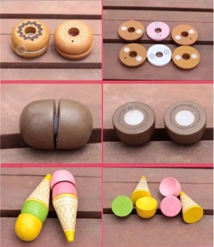 JUEGO DIDACTICO DE MADERA CON FRUTAS Y CAFETERA 41 PIEZAS - 8