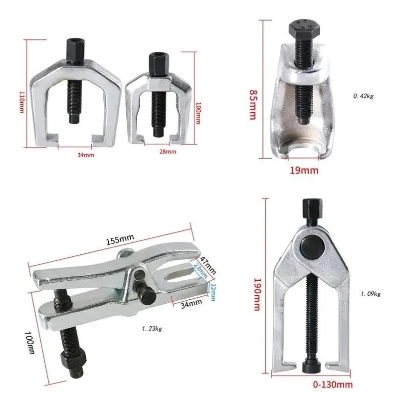 KIT EXTRACTOR DE ROTULAS Y TERMINALES DE DIRECCION 5 PCS - 5