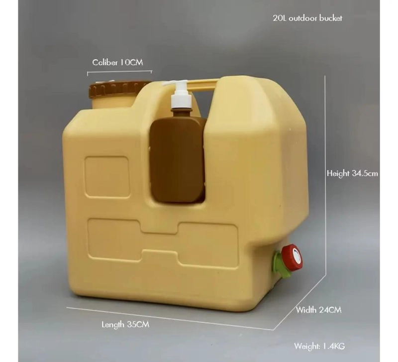 CONTENEDOR DE AGUA PORTATIL DE 20 LITROS PARA CAMPING - 10
