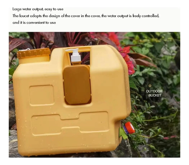 CONTENEDOR DE AGUA PORTATIL DE 20 LITROS PARA CAMPING - 8