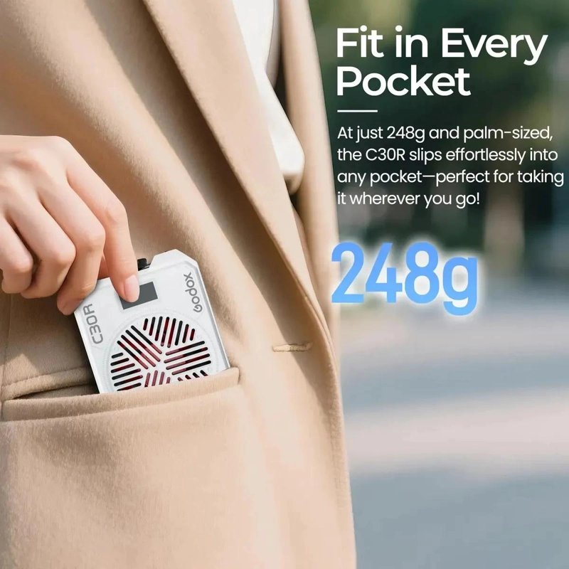 FOCO LED PORTATIL RGB CON EFECTOS DE ILUMINACION Y DIFUSOR - 8