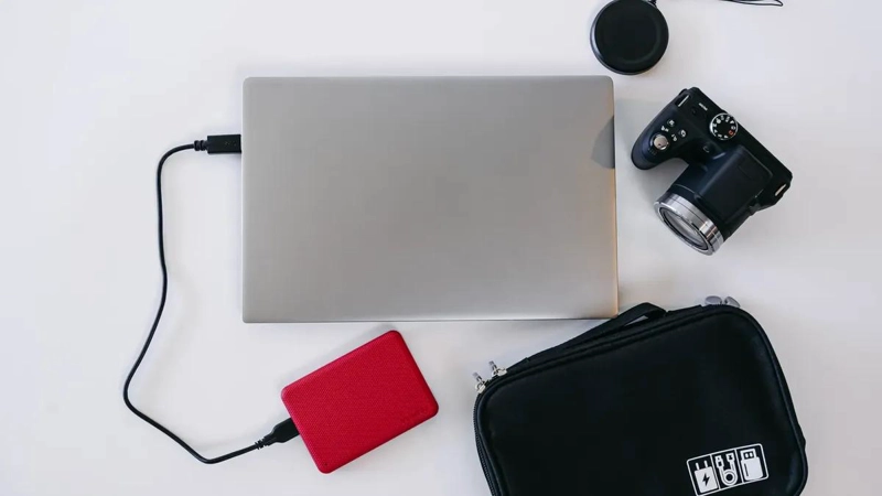 DISCO DURO EXTERNO PORTATIL 1TB COLOR ROJO - 4