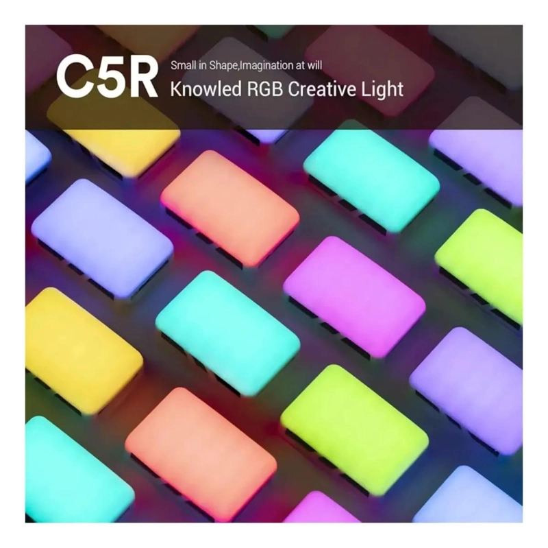 PANEL DE LUZ LED RGBWW COMPACTO Y CREATIVO - 2