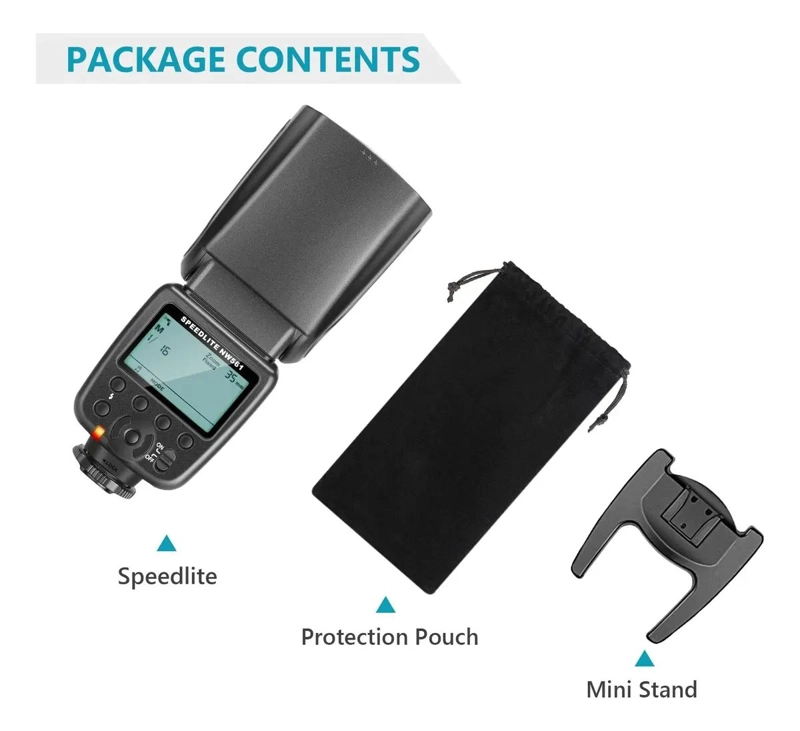 FLASH SPEEDLITE PARA CAMARAS DSLR Y SIN ESPEJO CON PANTALLA LCD - 8