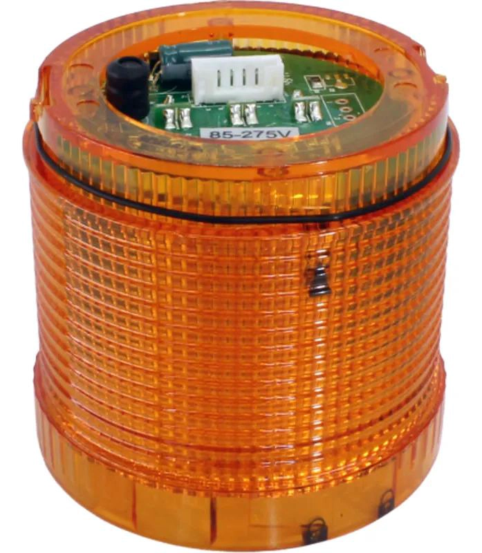 LENTE AMARILLO PARA SEÑALIZACION IP65 CON FUNCION PULSANTE - 1