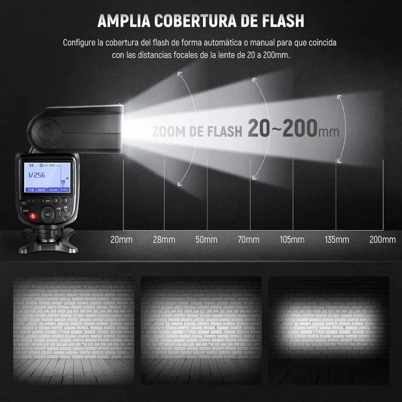 FLASH SPEEDLITE TTL PROFESIONAL CON SINCRONIZACION ALTA VELOCIDAD PARA CAMARAS - 5