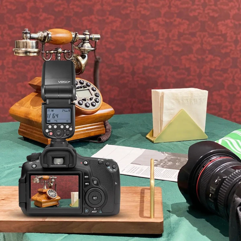 FLASH PARA CAMARA CON BATERIA DE IONES DE LITIO Y CONTROL INALAMBRICO - 7