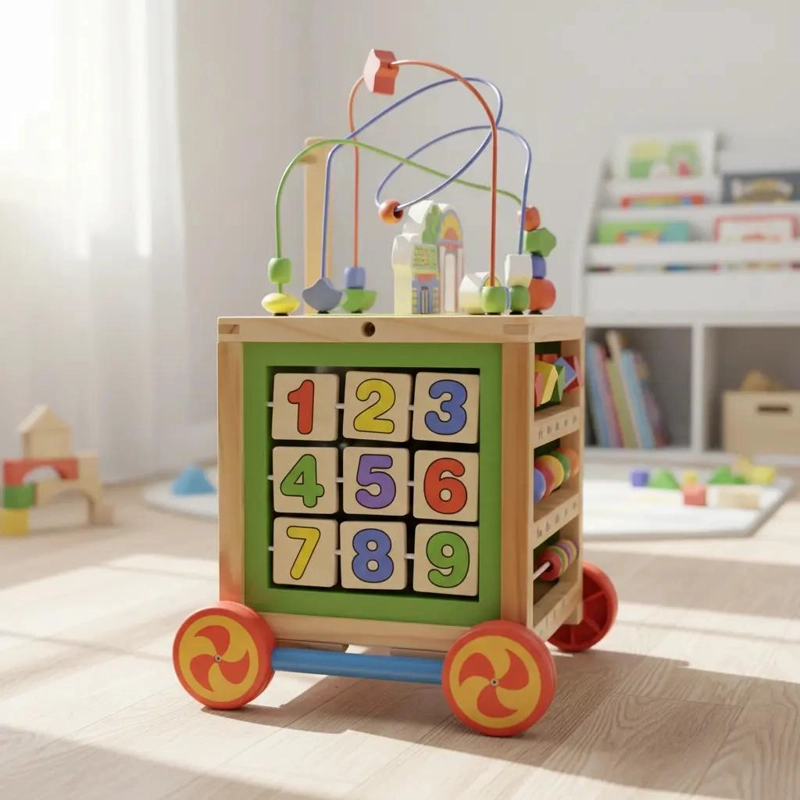 CARRITO DE ARRASTRE LABERINTO PARA ESTIMULACION TEMPRANA - 2