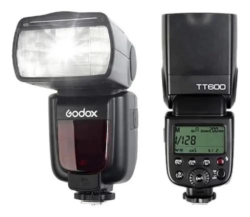 FLASH MANUAL GODOX TT600 CON HSS Y TRANSMISOR 2.4 GHZ - 1