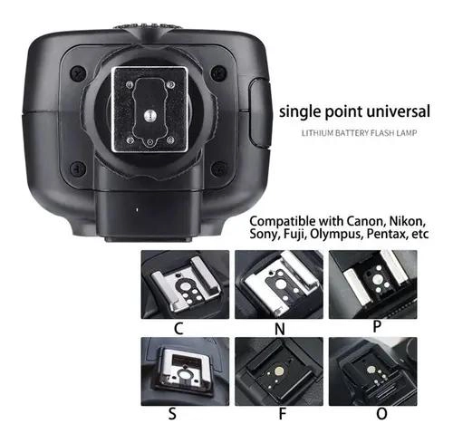 FLASH MANUAL GODOX TT600 CON HSS Y TRANSMISOR 2.4 GHZ - 4